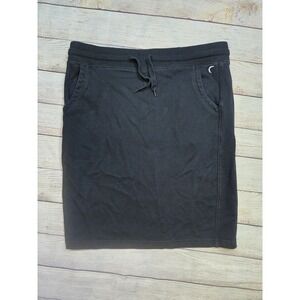 Zyia Active Women's Drawstring Casual Skirt Size XL Black Pencil
